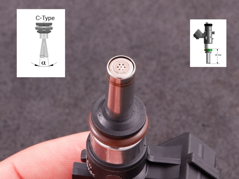 930cc Bosch EV14C Fuel Injector (high impedance)