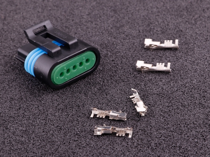 Connector 5-way socket housing (mototron ignition coil)