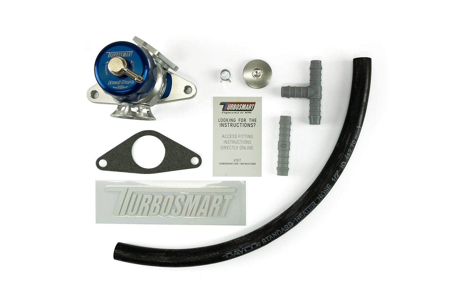 Turbosmart BOV Dual Port Subaru-Blue