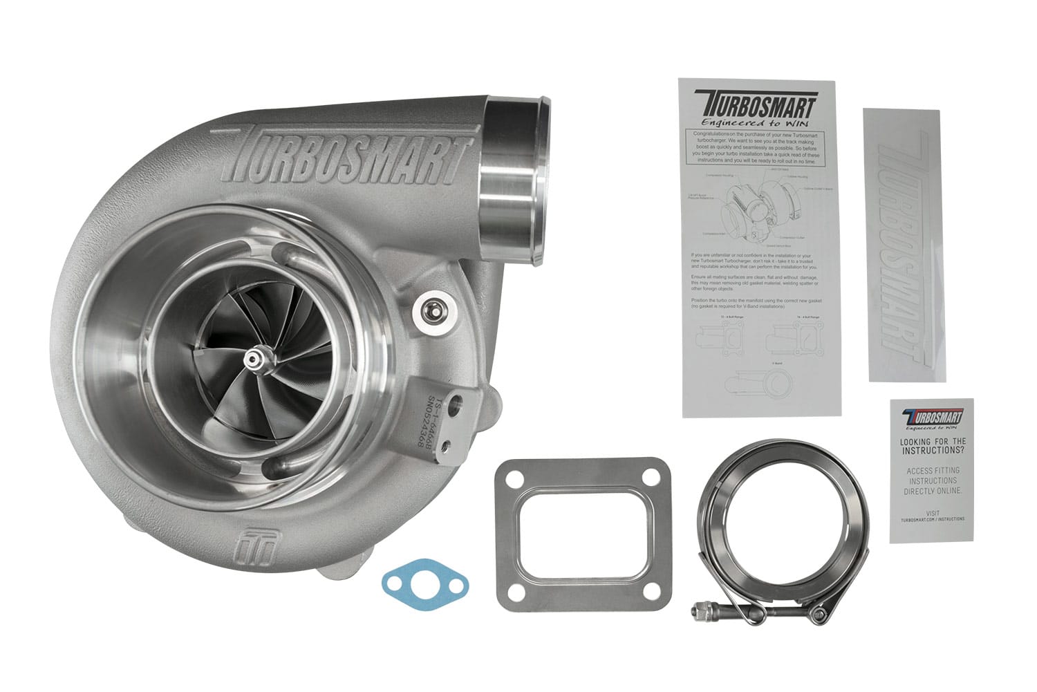 TS-1 Turbocharger 6466 T4 0.96AR Externally Wastegated