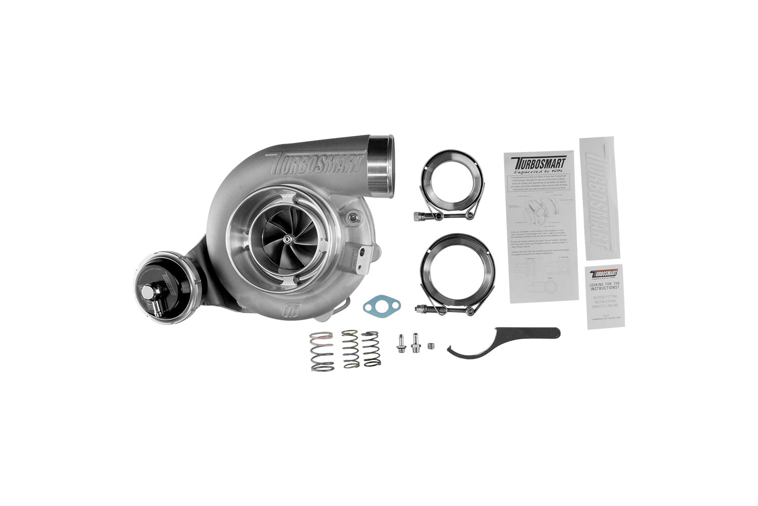 TS-1 Turbocharger 6466 V-Band 0.82AR Internally Wastegated (14psi)
