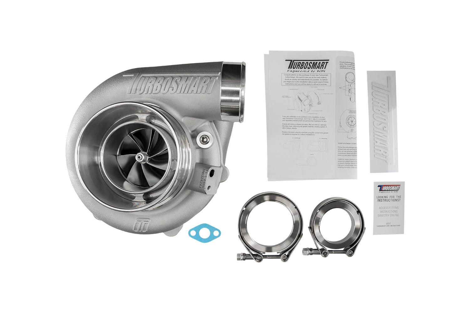 TS-1 Turbocharger 6466 V-Band 1.07AR Externally Wastegated