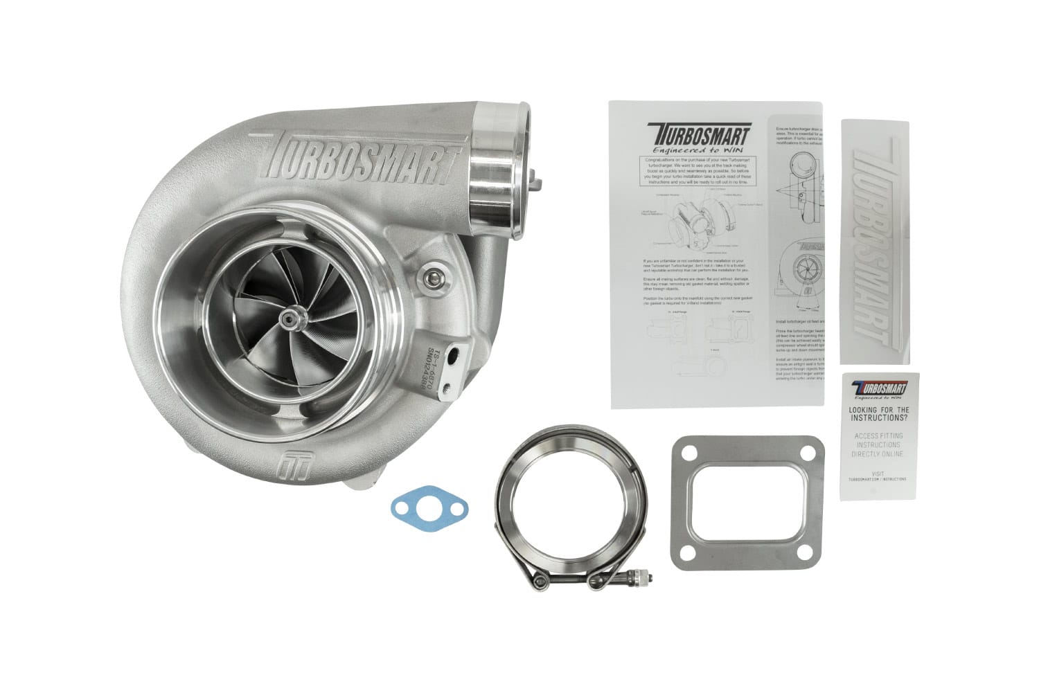 TS-1 Turbocharger 6870 (Kompact) T4 0.96AR Externally Wastegated