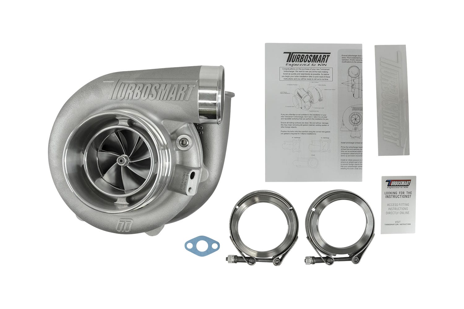TS-1 Turbocharger 6870 (Kompact) V-Band 0.96AR Externally Wastegated