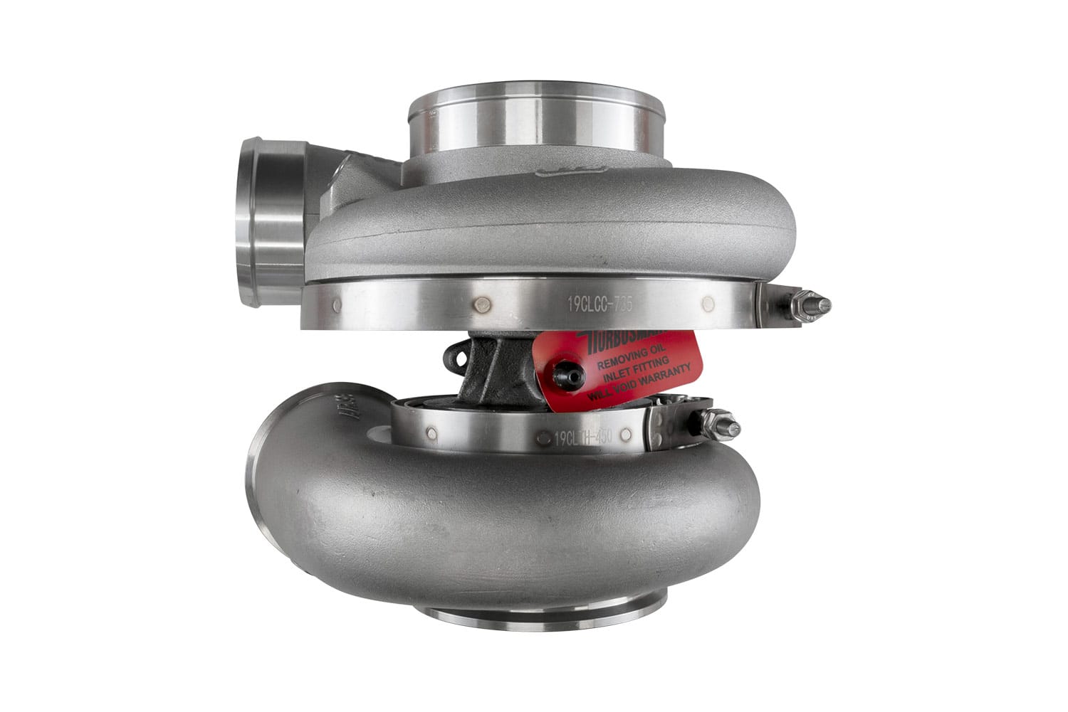 TS-1 Turbocharger 7880 V-Band Reverse Rotation 0.96AR Externally Wastegated