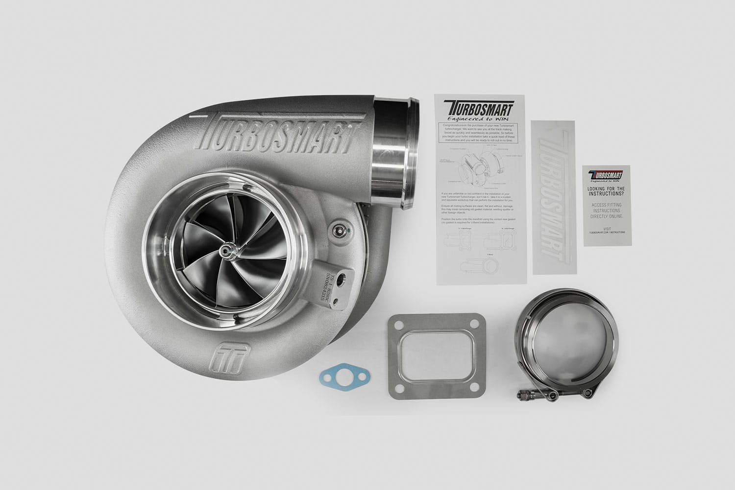 TS-1 Turbocharger 8280 T4 0.96AR Externally Wastegated