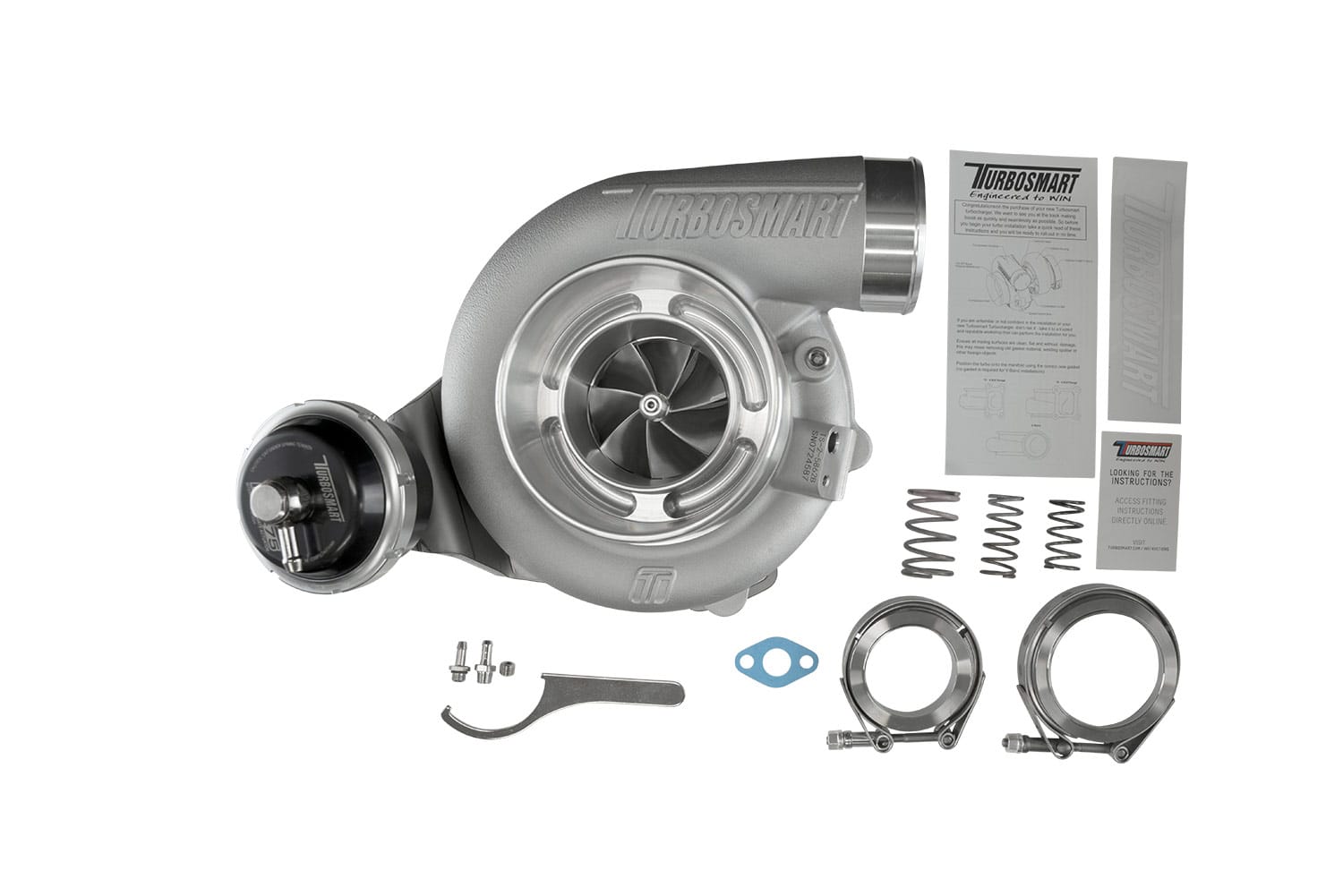 TS-2 Turbocharger (Water Cooled) 5862 V-Band 0.82AR Internally Wastegated (14psi)