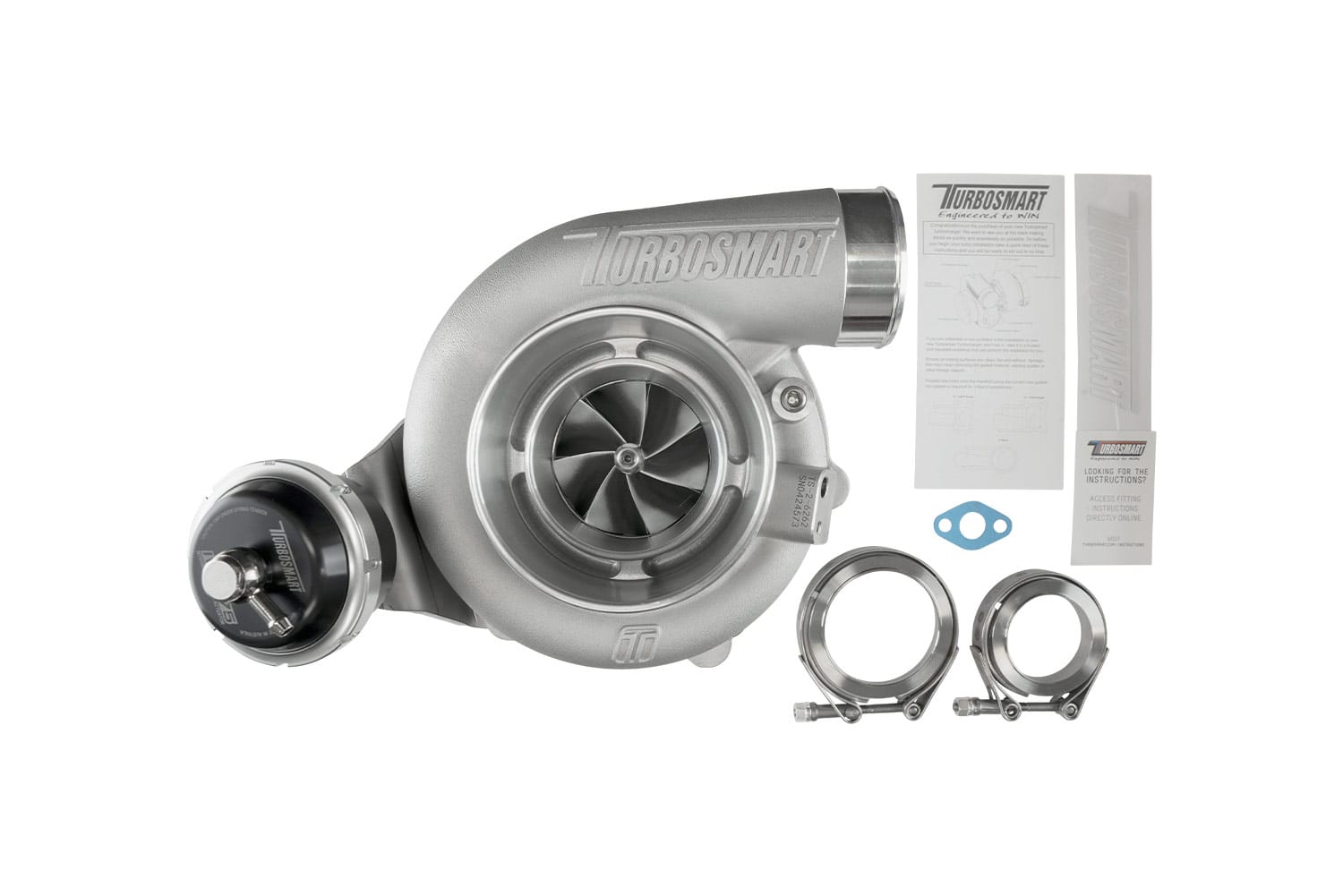 TS-2 Turbocharger (Water Cooled)  6262 V-Band 0.82AR Internally Wastegated