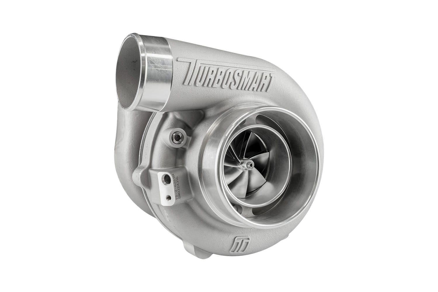 TS-2 Turbocharger (Water Cooled) 6262 V-Band Reverse Rotation 0.82AR Externally Wastegated