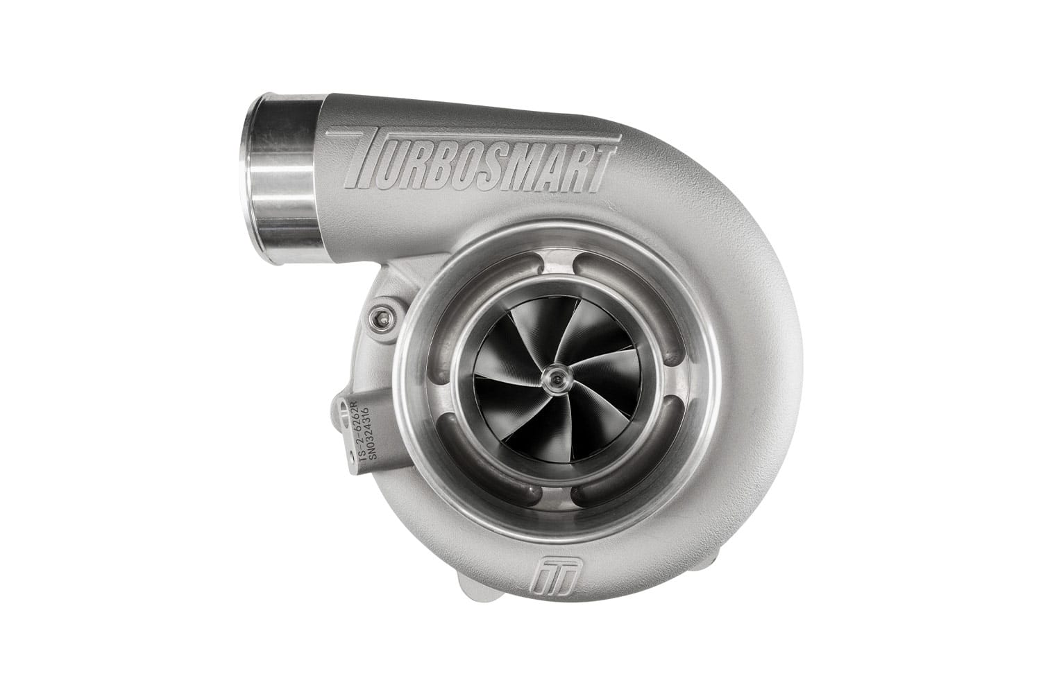 TS-2 Turbocharger (Water Cooled) 6262 V-Band Reverse Rotation 0.82AR Externally Wastegated
