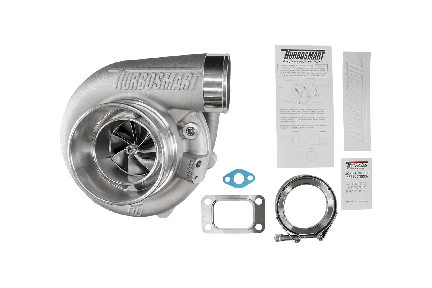 TS-2 Turbocharger (Water Cooled) 6466 T3 0.63AR Externally Wastegated