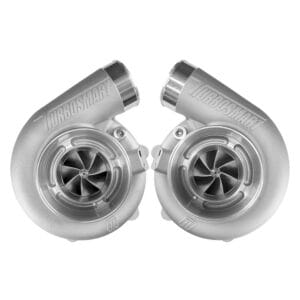 Mirror Twin Turbo Package - TS-1-5862B V-Band 0.82AR Oil Cooled Turbos