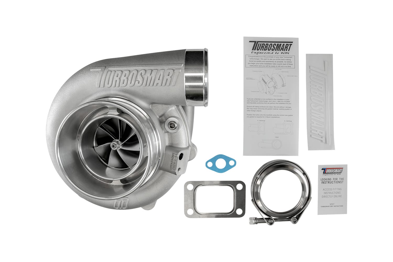 TS-1 Turbocharger 6262 T3 0.63AR Externally Wastegated
