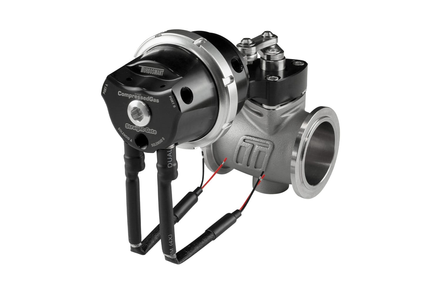 PSG40CG Pneumatic StraightGate40 Compressed Gas (Solenoid) 7psi Black